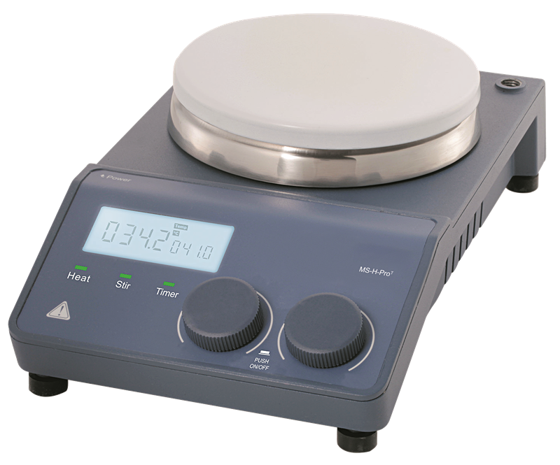 LCD Digital Magnetic Hotplate Stirrer with Time Model： MS-H-ProT
